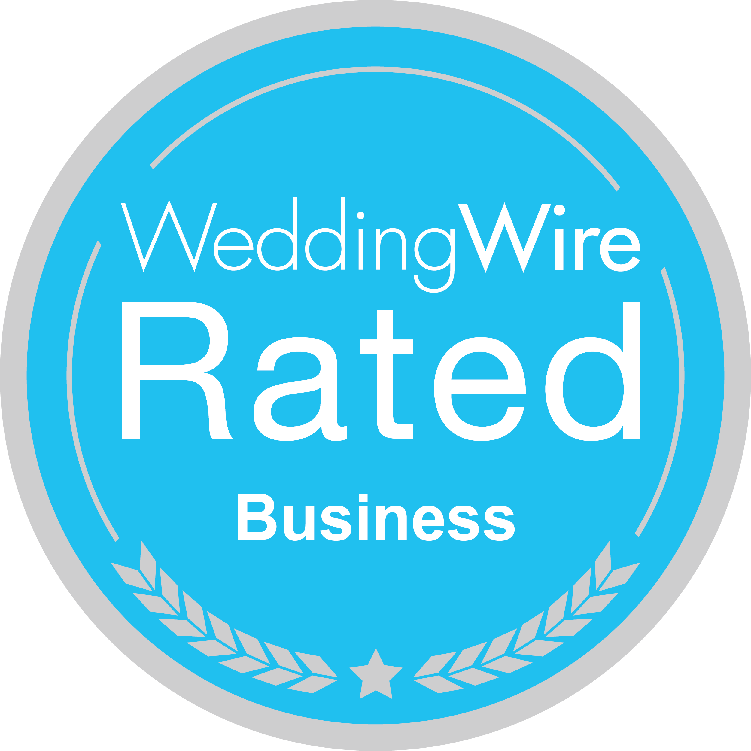wedding wire reted badge